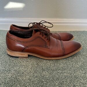 Stacy Adams Brown Leather Oxford Shoes